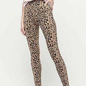 JCREW Weekend 7/8 high-rise leggings in leopard pants Womens‎ Size XS